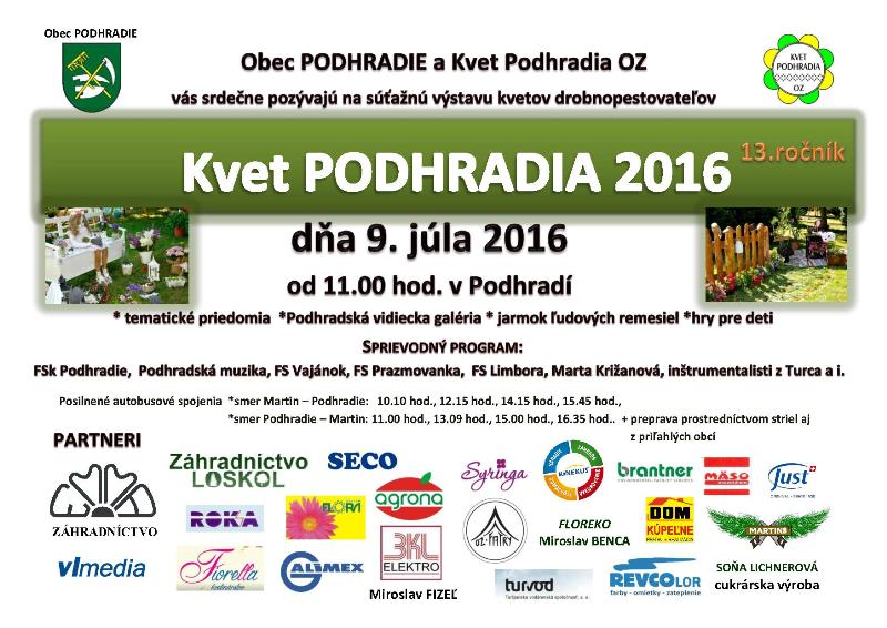 KVET PODHRADIA 2016