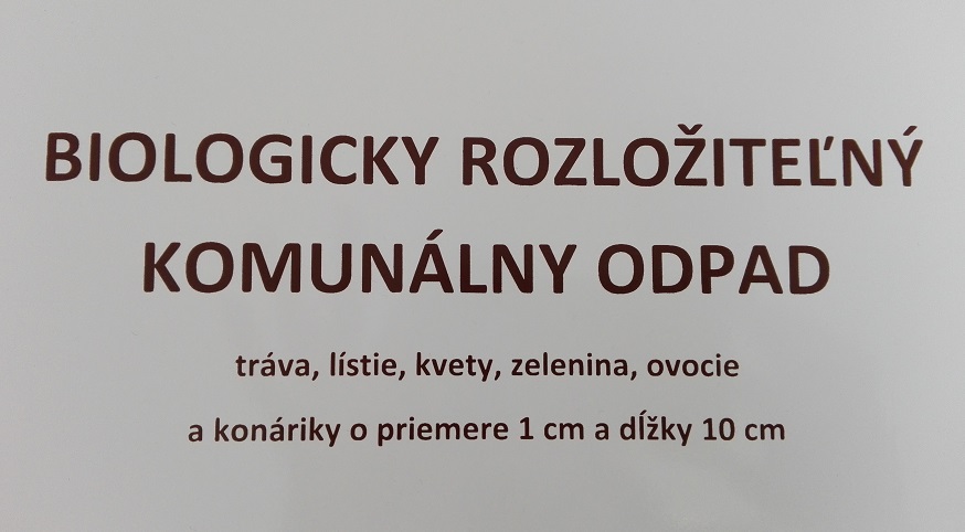 Harmonogram vývozu biologicky rozložiteľného komunálneho odpadu v meste Martin